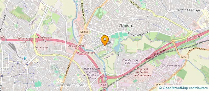 localisation de l'entreprise MADAME LUCIENNE MALLET à L'UNION
