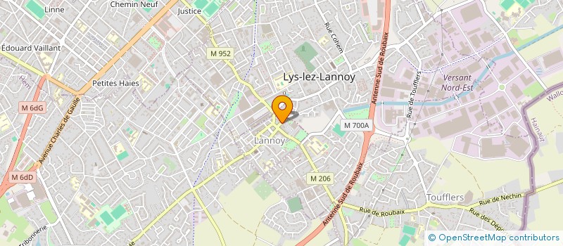 localisation de l'entreprise MADAME LUCIENNE MARIEN  SAILLY-LEZ-LANNOY