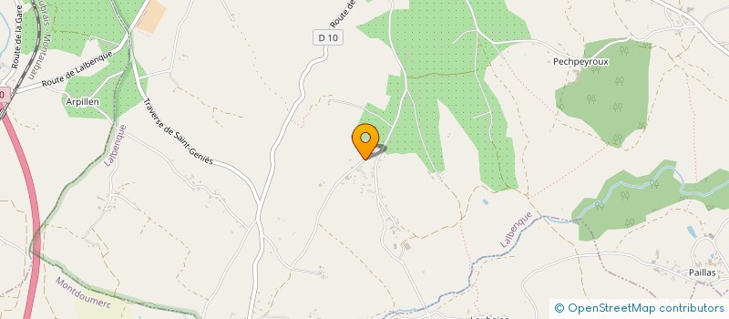 localisation de l'entreprise MADAME LUCIENNE MARTY  BELFORT DU QUERCY