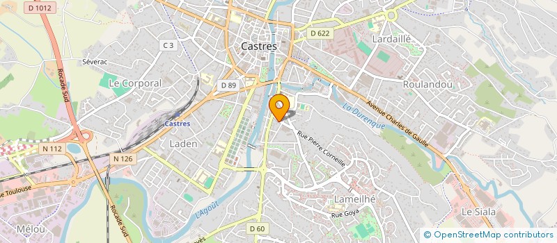 localisation de l'entreprise MADAME LUCIENNE MASSOT à CASTRES