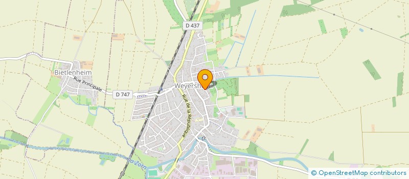 localisation de l'entreprise MADAME LUCIENNE MAYER  WEYERSHEIM