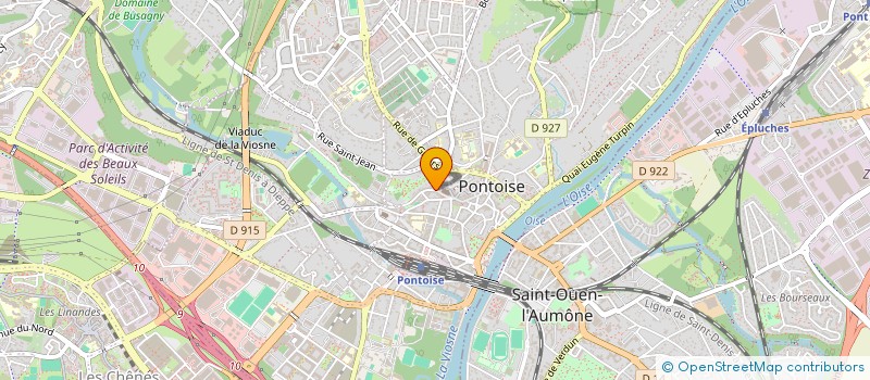 localisation de l'entreprise MADAME LUCIENNE MOLLAND  PONTOISE