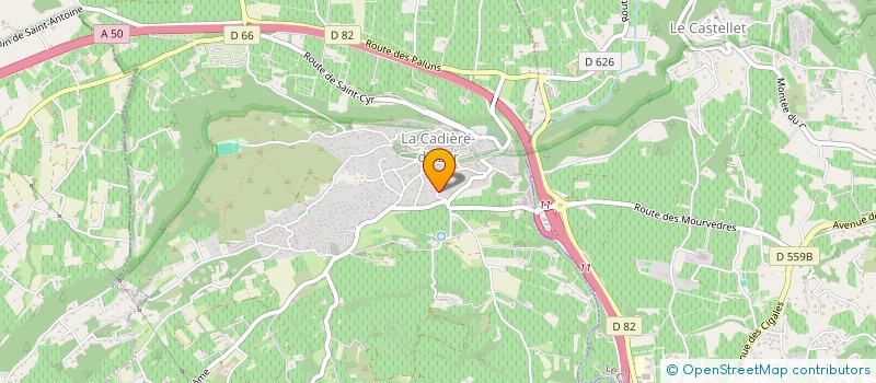 localisation de l'entreprise MADAME LUCIENNE MONETTO à LA CADIERE-D'AZUR
