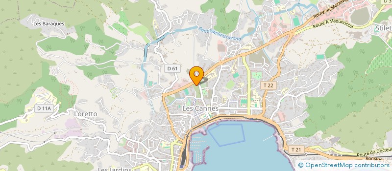 localisation de l'entreprise MADAME LUCIENNE MORERE à AJACCIO