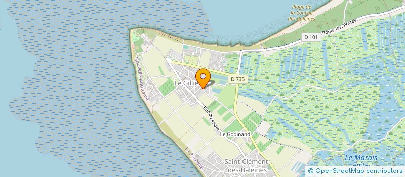 localisation de l'entreprise MADAME LUCIENNE MOUILLERON  SAINT-CLEMENT-DES-BALEINES