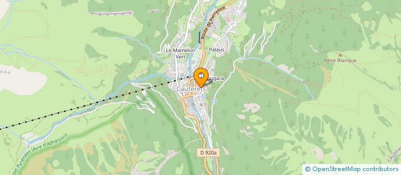 localisation de l'entreprise MADAME LUCIENNE NOEBES  CAUTERETS