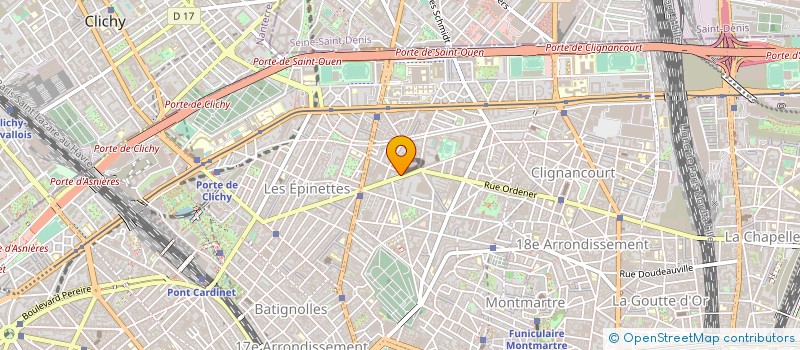 localisation de l'entreprise MADAME LUCIENNE PARCELLIER à PARIS