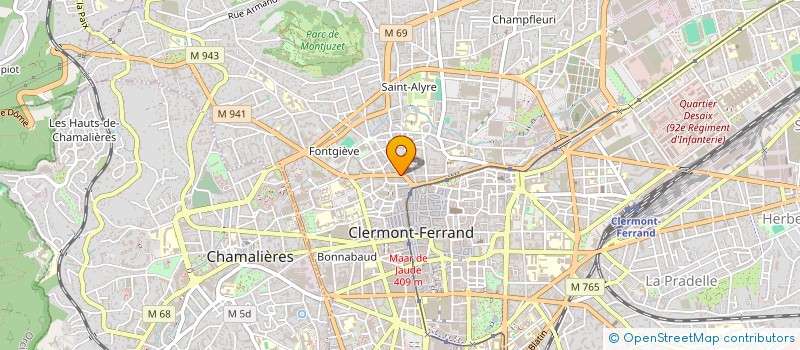 localisation de l'entreprise MADAME LUCIENNE PAUL  CLERMONT-FERRAND