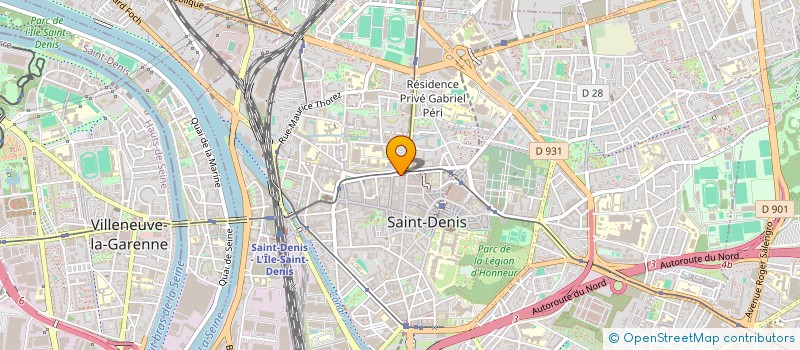 localisation de l'entreprise MADAME LUCIENNE PETIT  SAINT-DENIS