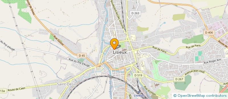 localisation de l'entreprise MADAME LUCIENNE PRIEUR à LISIEUX