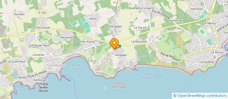 localisation de l'entreprise MADAME LUCIENNE QUINIOU à PLOEMEUR