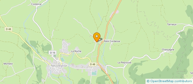 localisation de l'entreprise MADAME LUCIENNE RAOUL à NEUVEGLISE-SUR-TRUYERE