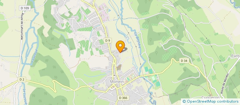 localisation de l'entreprise MADAME LUCIENNE RIUNE-LACABE  MONEIN