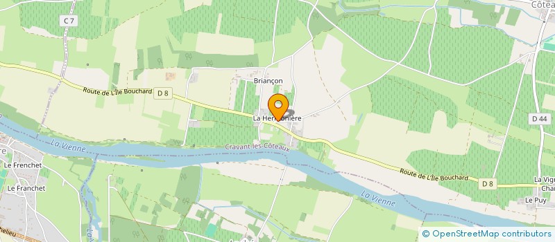 localisation de l'entreprise MADAME LUCIENNE ROMILLY  CRAVANT-LES-COTEAUX