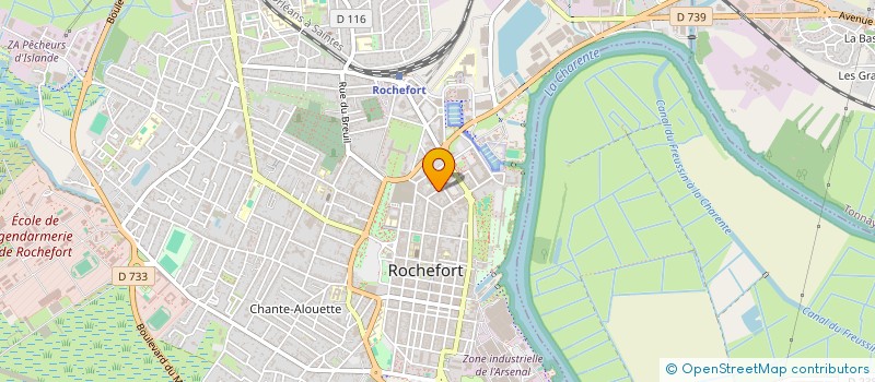 localisation de l'entreprise MADAME LUCIENNE ROUFFAUD  ROCHEFORT