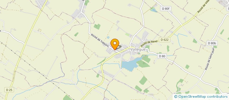 localisation de l'entreprise MADAME LUCIENNE SAINT AMANS  VALLEGUE