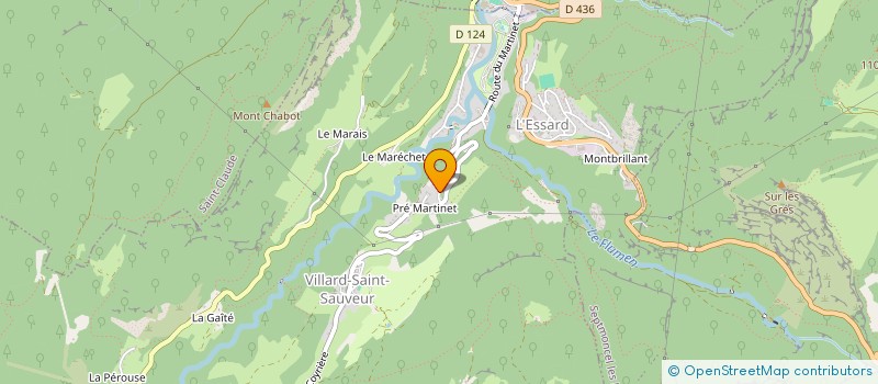 localisation de l'entreprise MADAME LUCIENNE SEBELLIN à SAINT-CLAUDE