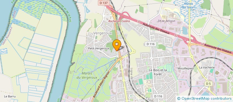 localisation de l'entreprise MADAME LUCIENNE SIEGER  VERGEROUX