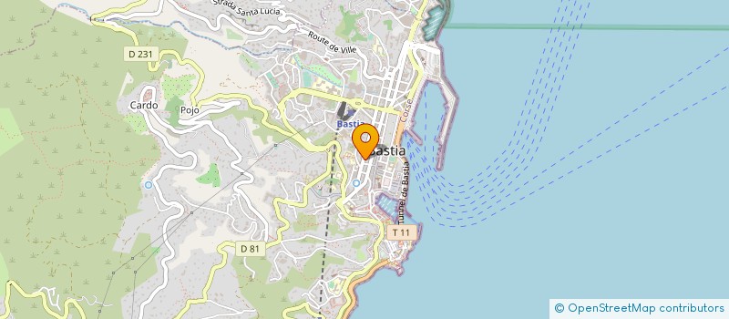 localisation de l'entreprise MADAME LUCIENNE SIMONPIERRI à BASTIA