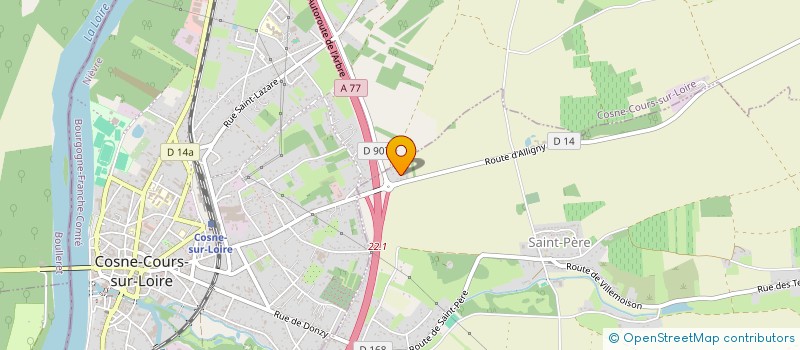 localisation de l'entreprise MADAME LUCIENNE SIROT à COSNE-COURS-SUR-LOIRE