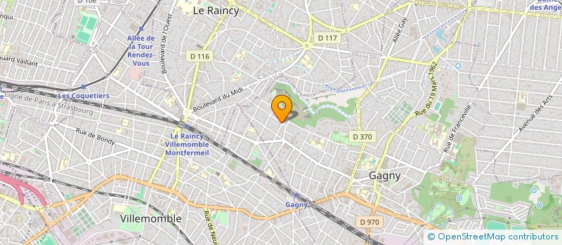 localisation de l'entreprise MADAME LUCIENNE THULIEZ  GAGNY