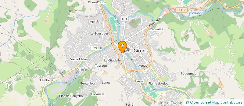 localisation de l'entreprise MADAME LUCIENNE TOSOLINI à SAINT-GIRONS