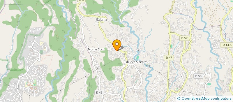 localisation de l'entreprise MADAME LUCIENNE TOUSSAINT  FORT-DE-FRANCE