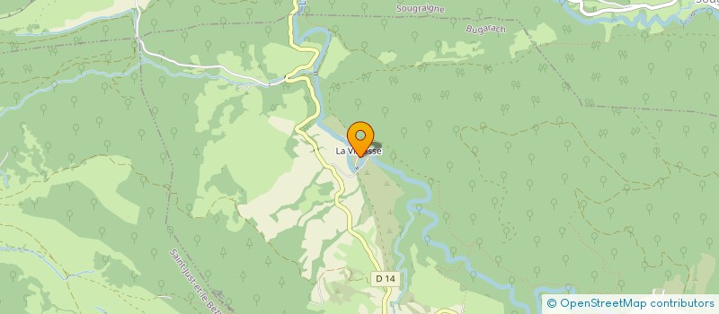 localisation de l'entreprise MADAME LUCIENNE TRICOIRE  BUGARACH