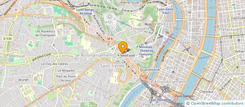 localisation de l'entreprise MADAME LUCIENNE VAN VOLSEM  LYON 5EME