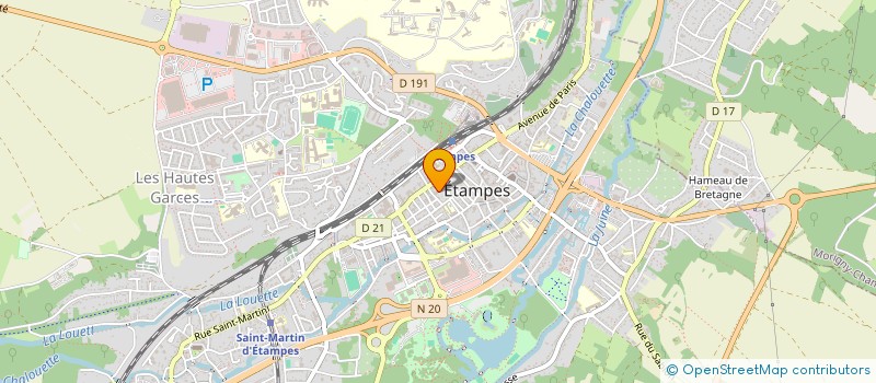 localisation de l'entreprise MADAME LUCIENNE VANNIER  ETAMPES