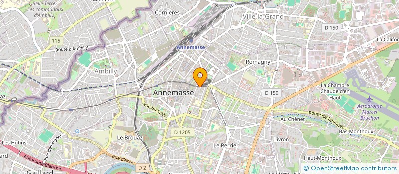 localisation de l'entreprise MADAME LUCIENNE VIEUX  ANNEMASSE