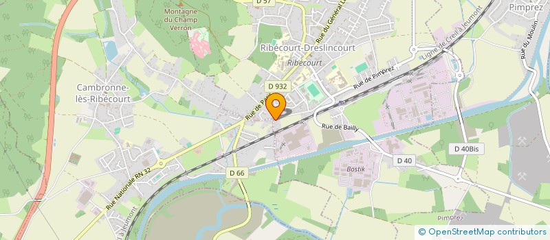 localisation de l'entreprise MADAME LUCIENNE VILQUIN  RIBECOURT-DRESLINCOURT