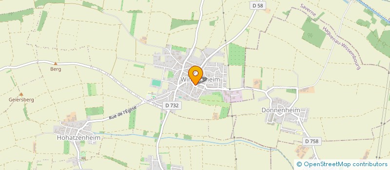 localisation de l'entreprise MADAME LUCIENNE WEISS  WINGERSHEIM LES QUATRE BANS