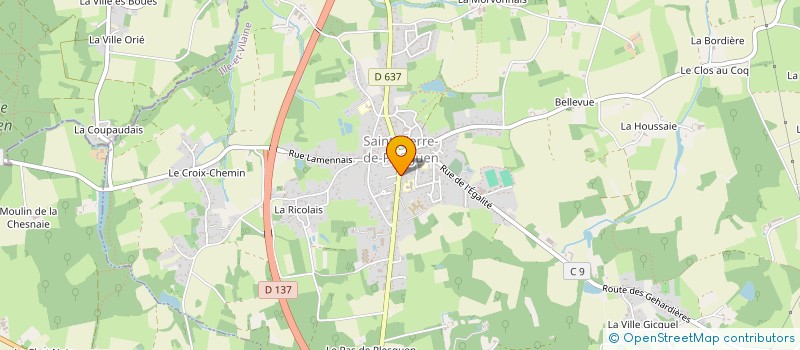 localisation de l'entreprise MADAME LUCILE ADAM  MESNIL-ROC'H