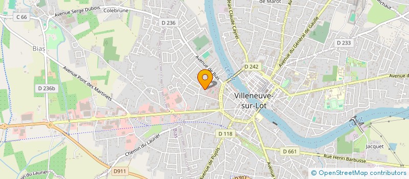 localisation de l'entreprise MADAME LUCILE ALET à VILLENEUVE-SUR-LOT