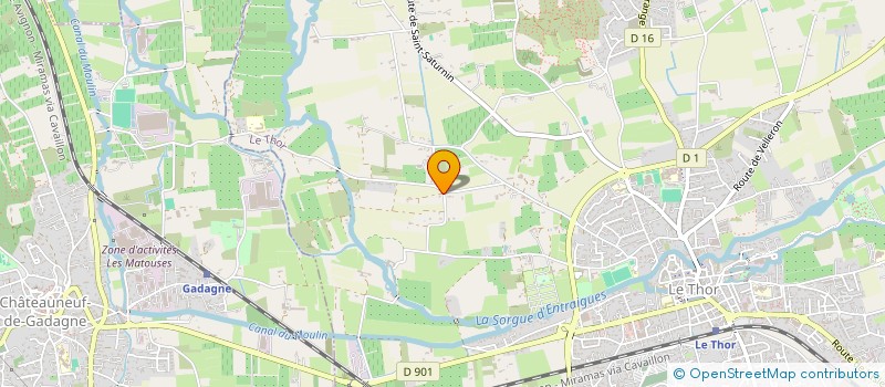 localisation de l'entreprise MADAME LUCILE ALEXANDRE  LE THOR