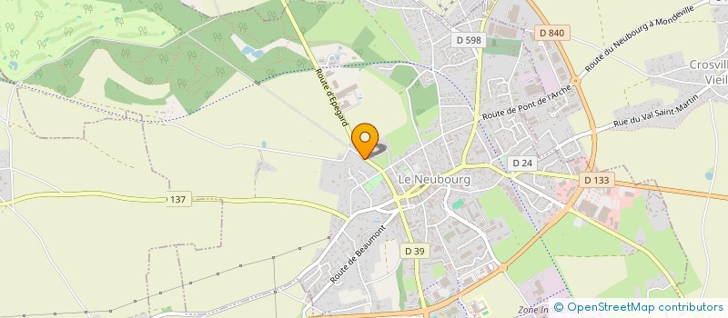 localisation de l'entreprise MADAME LUCILE ANDERSSON  LE NEUBOURG