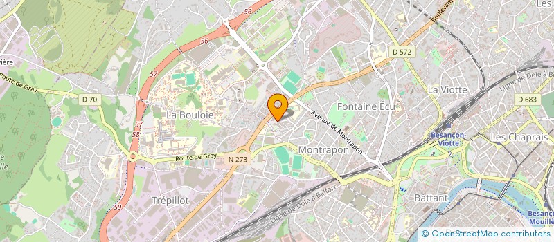 localisation de l'entreprise MADAME LUCILE ANDREZ à BESANCON