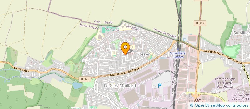 localisation de l'entreprise MADAME LUCILE ASTORGUES  FOSSES