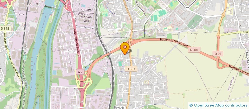 localisation de l'entreprise MADAME LUCILE AUCLAIR  FEYZIN