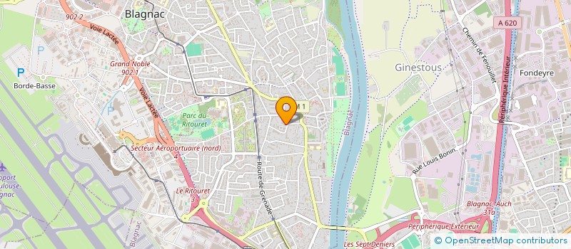 localisation de l'entreprise MADAME LUCILE BADORC  BLAGNAC