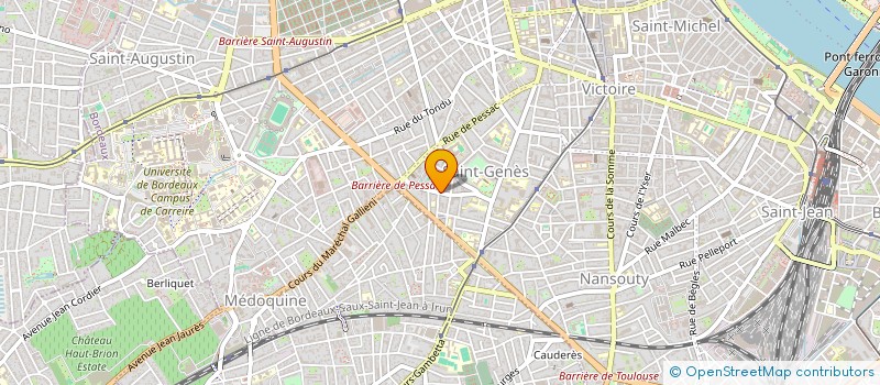 localisation de l'entreprise MADAME LUCILE BADUFLE  BORDEAUX