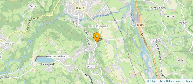 localisation de l'entreprise MADAME LUCILE BAROZZI  SAINT-SAVIN