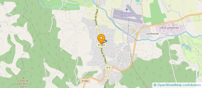 localisation de l'entreprise MADAME LUCILE BAUDU  FAYENCE