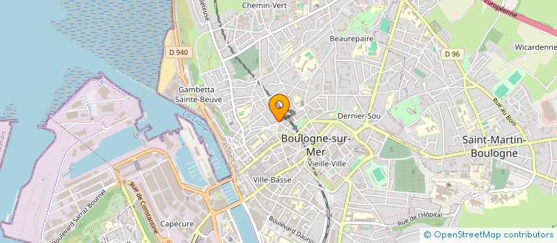 localisation de l'entreprise MADAME LUCILE BAYARD à BOULOGNE-SUR-MER