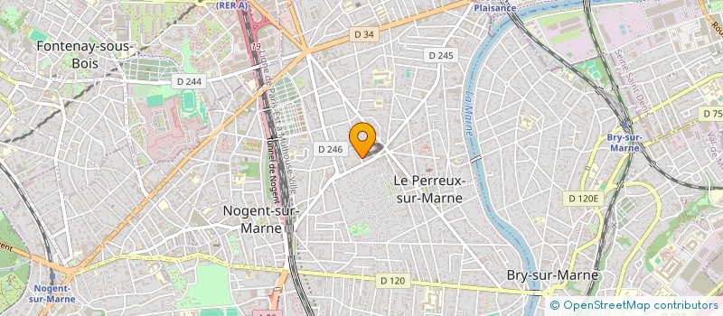 localisation de l'entreprise MADAME LUCILE BEHAREL  LE PERREUX-SUR-MARNE