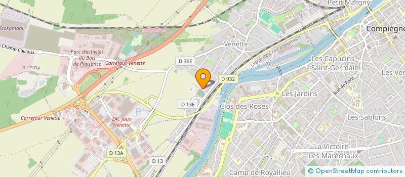 localisation de l'entreprise MADAME LUCILE BERNARD  VENETTE