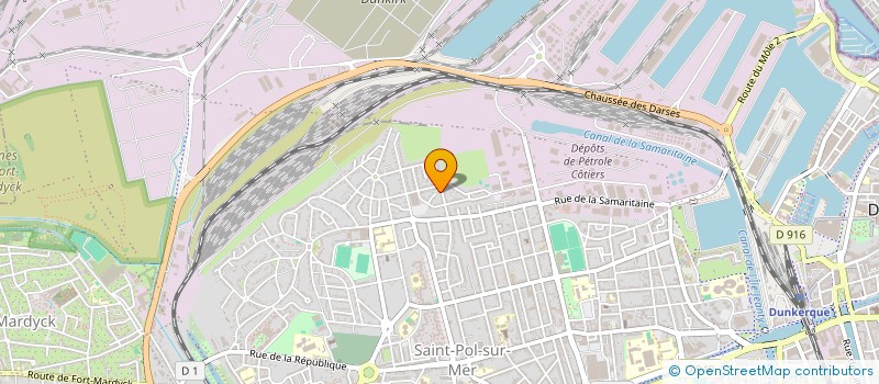 localisation de l'entreprise MADAME LUCILE BERNEZET à DUNKERQUE