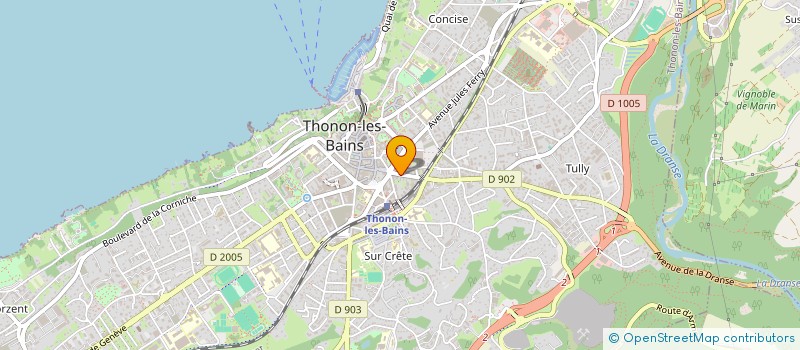 localisation de l'entreprise MADAME LUCILE BIGRE à THONON-LES-BAINS