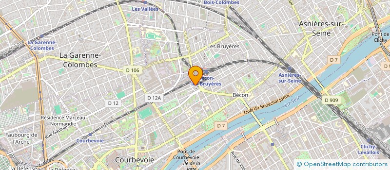 localisation de l'entreprise MADAME LUCILE BIRBA à COURBEVOIE